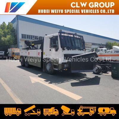 6X6 HOWO 20ton to 25ton Heavy Duty Wrecker Truck with Antiroit Shovel