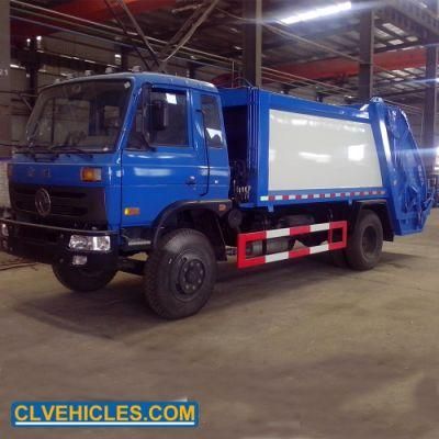 Dongfeng 10cbm Waste Management Rear Load Garbage Compactor Trucks