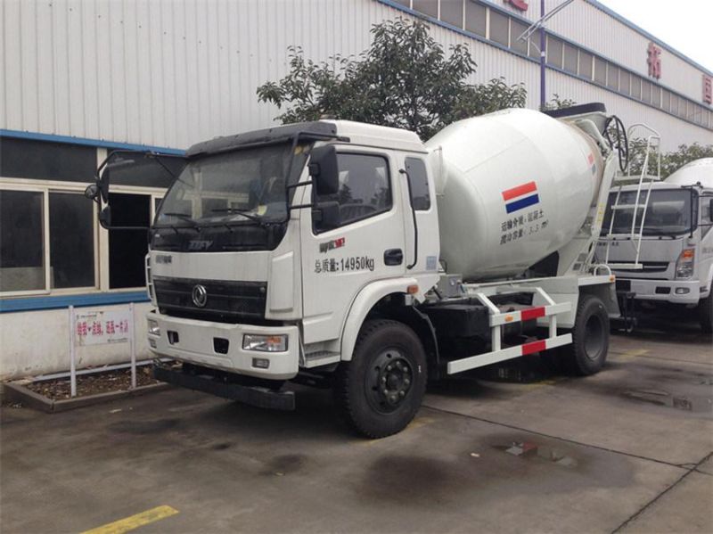 4X2 New Dongfeng 5cbm Concrete Mixer Truck Cement Mixing Truck