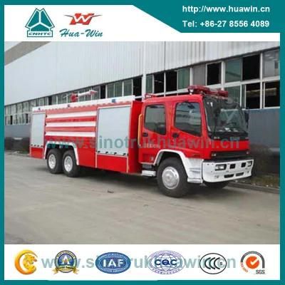 Isuzu 6X4 12cbm Foam Fire Rescue Truck for Sale