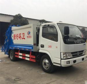 China Truck 4X2 Dongfeng 4 Cbm Waste Garbage Refuse Truck for Sale