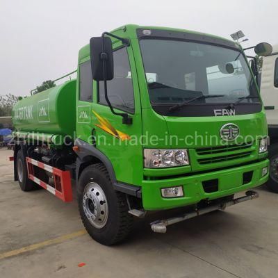 FAW 4*2 10ton Clean Water Tanker Truck Price