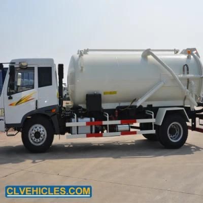 FAW 14000L Vacuum Tanker 14m3 Sewage Sewer Suction Truck