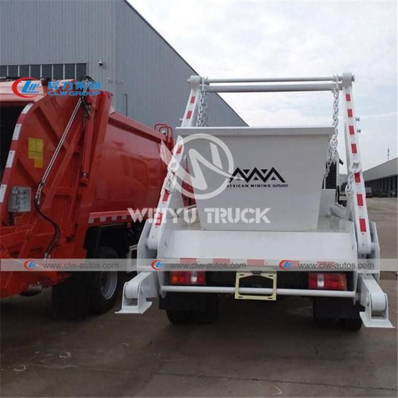 Sinotruk HOWO 5000litres 5cbm 5tons Swing Arm Type Garbage Collection Truck Waste Removal Truck