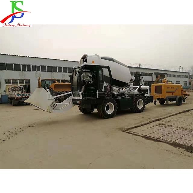 Self Feeding Concrete Mixer Truck 4 Cbm Self Feeding Mixing System Concrete Mixer Truck