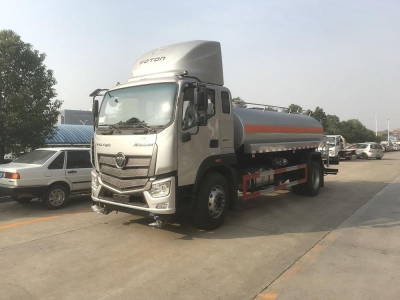 Foton 4X2 Water Bowser Tanker Trucks with Sprinking Function
