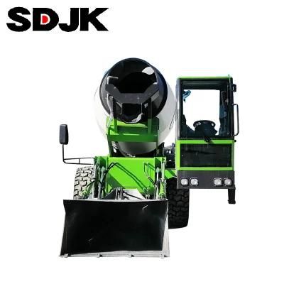 Small Diesel Self Loading Concrete Mixer with Pump
