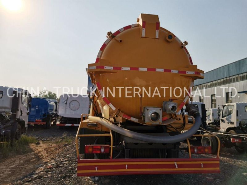 Dongfeng 4X2 New Brand 10.5m3 Sewage Suction Truck