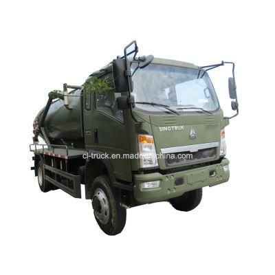 HOWO Light Vacuum Truck 3000liters 5000liters