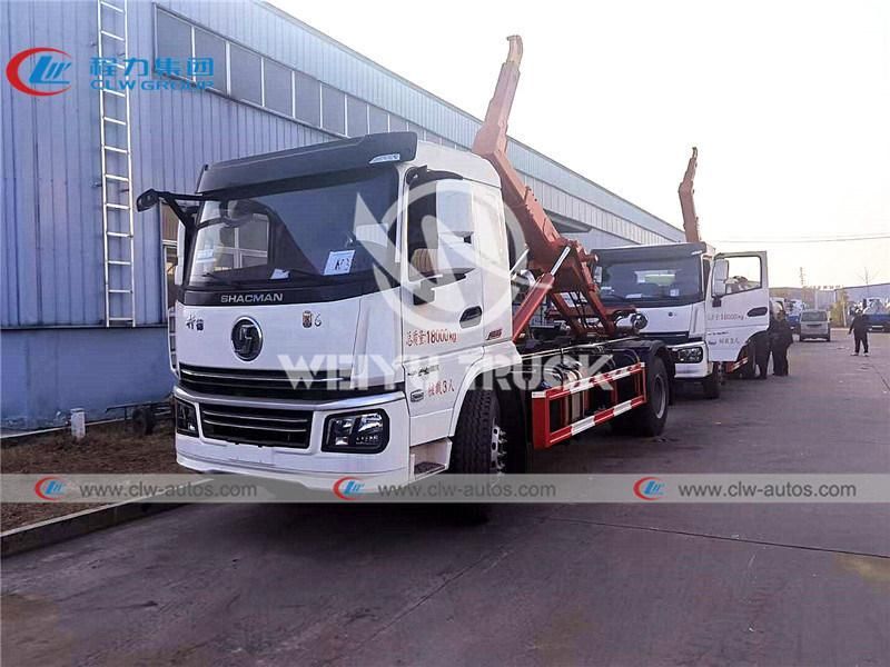 Shacman 10tons Hydraulic Hooklift Garbage Truck with 10000liters Garbage Container