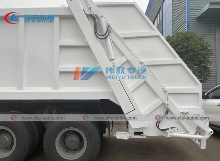 Hot Sale Sanitation Vehicles HOWO 6X4 336 HP 16 Cbm 18 Cbm Compressed Garbage Compactor Truck