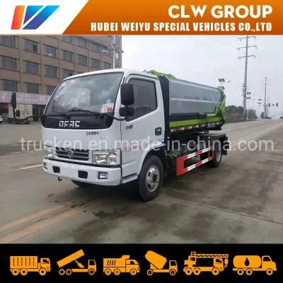 Side Loading Bucket Waste Compactor Garbage Truck Waste Management