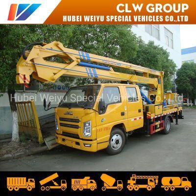 New Model Jmc 18m Hydraulic Truck Mounted Aerial Work Platform with Folding Arm Truck