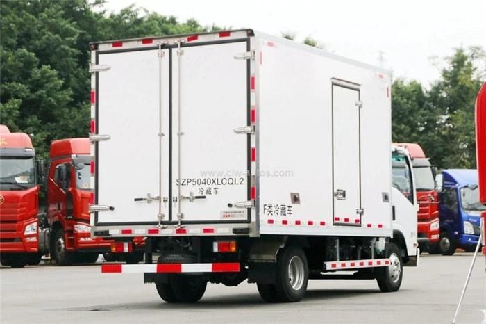 Isuzu 3tons/5tons Fiberglass Refrigerated Truck Body with Carrier Refrigeration Unit