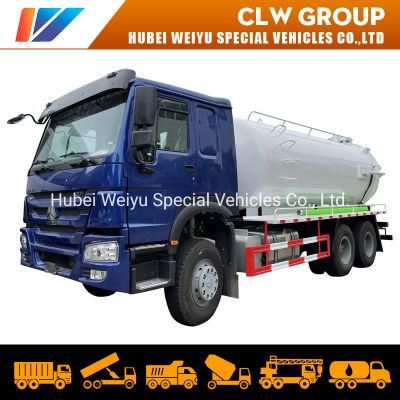 HOWO 6X4 Sewage Truck 16cbm Sewer Cleaning Truck 15tons Sewage Tank Truck