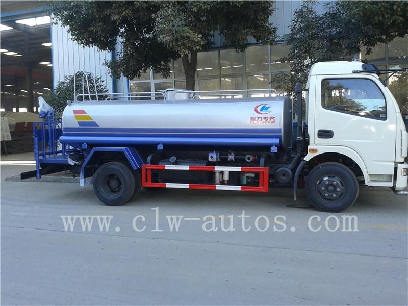 Dongfeng 4X2 Mini 4ton 4000liters 4cbm Water Tank Sprinkler Truck