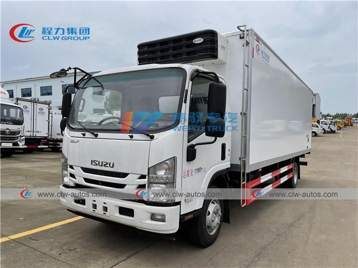 10tons Refrigerated Van Truck Japanese Brand Truck with Us Carrier Refrigerating Unit 8tons 4X2 Refrigerated Van Truck