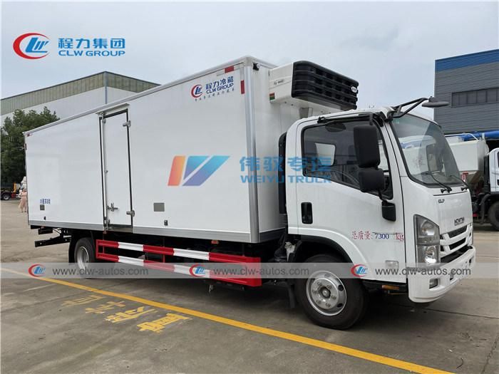 10tons Refrigerated Van Truck Japanese Brand Truck with Us Carrier Refrigerating Unit 8tons 4X2 Refrigerated Van Truck