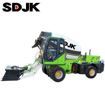 5.5 M3 Mobile Self Loading Concrete Mixer Truck with Chute