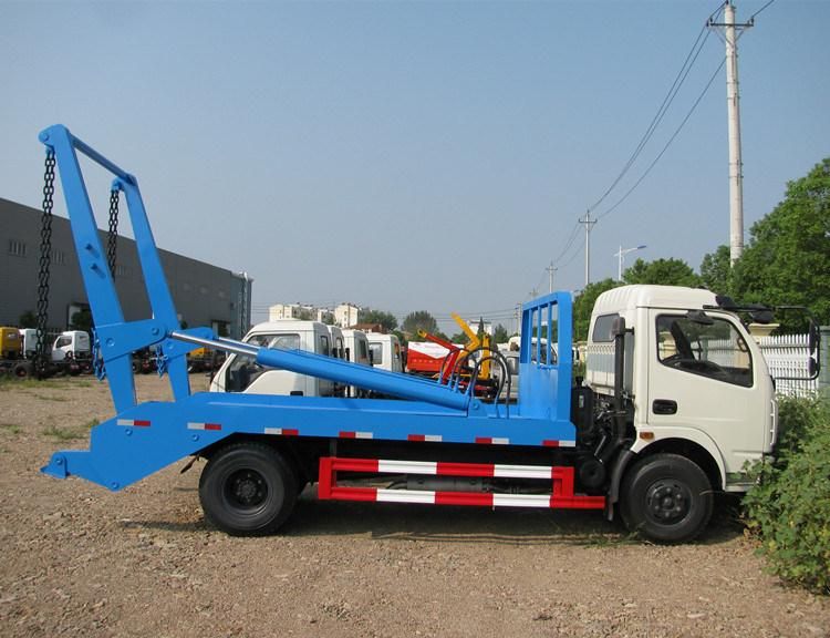 DFAC 4X2 Swing Arm Garbage Truck Matched with 5000 Liters Skip Low Price for Sale