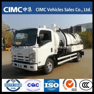 Isuzu Nqr 4X4 Sewer Sewage Vacuum Tanker Fecal Suction Truck 4000L 5000L