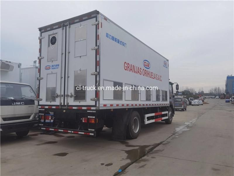 Foton I Suzu Dongfeng HOWO Chassis Transport Live Chicken Truck for Baby Chick