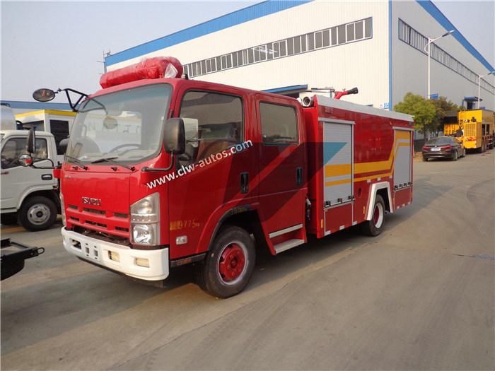 Isuzu 4X2 4000liters Water 2000liters Foam 6tons Fire Rescue Truck Fire Fighting Truck