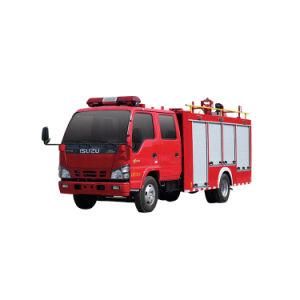 Double Cabin Isuzu 4000L 4cbm 4t Water Foam Tank Fire Engine 6 Wheels Fire Truck with Good Price