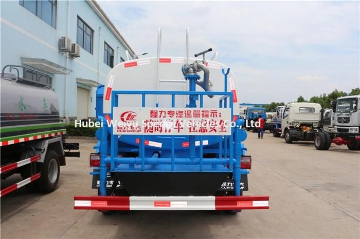 4000liters 4tons Dongfeng Water Tanker Truck 1000gallons Water Delivery Truck for Tender