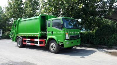 HOWO 8cbm Waste Compactors, Compress Garbage Truck