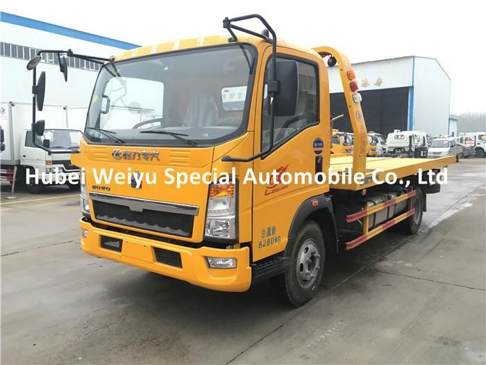 4tons HOWO Wrecker Truck 4t 5t Road Rescue Breakdown Recovery Wrecker for Towing