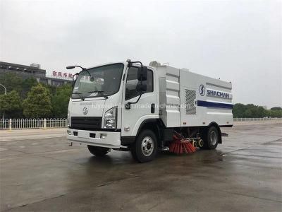 Shacman 7m3 Road Washing and Sweeping Vehicle Vacuum Dust Cleaner Vehicle Road Sweeper Truck