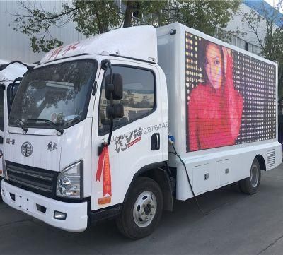 Good Quality Full Color P5 P6 P4 Mobile Outdoor LED Advertising Truck with Scrolling Light Box