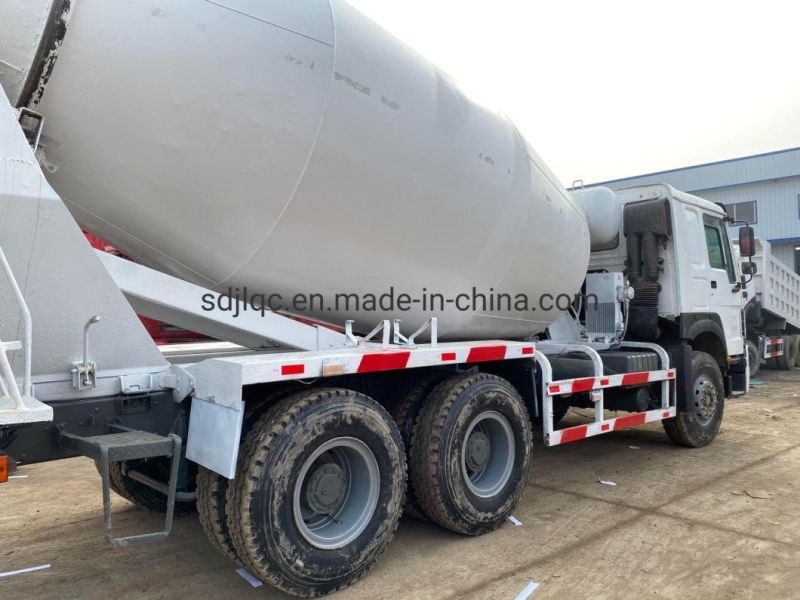 Used Cheap Price HOWO 10 Tires 336 Horse Power Concrete Mixer Truck