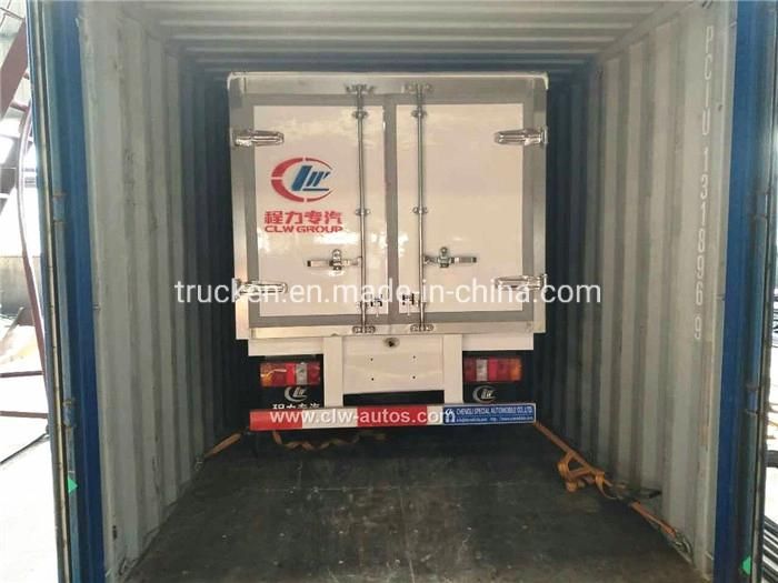 Ice Cream 1ton Small Freezer Cold Van Truck with Thermo King Refrigerator for Frozen Food Meat Inside City Delivery