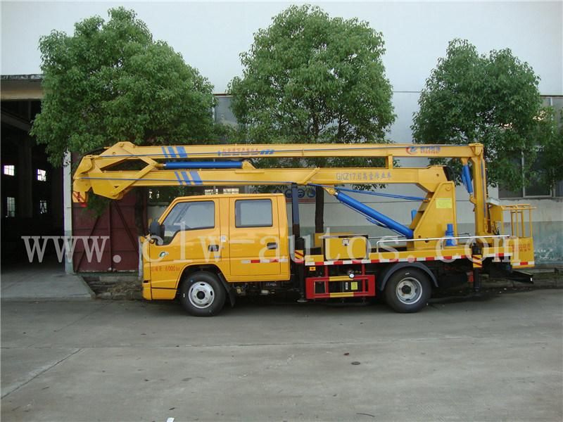 New Model Jmc 18m Hydraulic Truck Mounted Aerial Work Platform with Folding Arm Truck