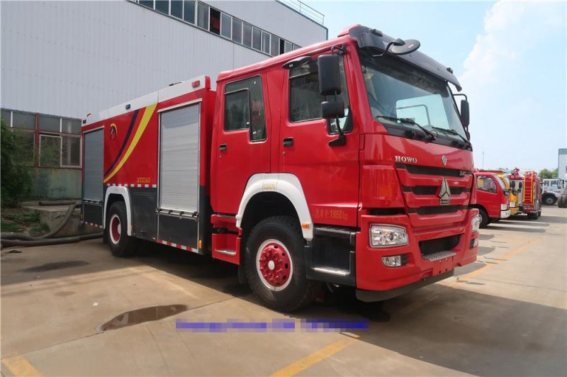 Good Quality HOWO 6X4 Type 12tons 14tons Water Dry Powder Water Fire Truck