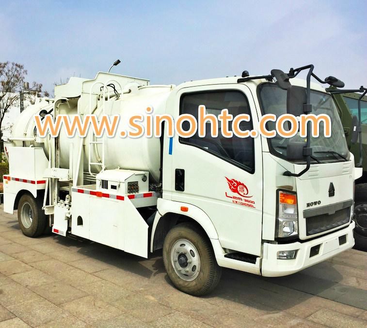 FAW Vacuum suction truck/ 3-5 CBM Sewage Suction Truck