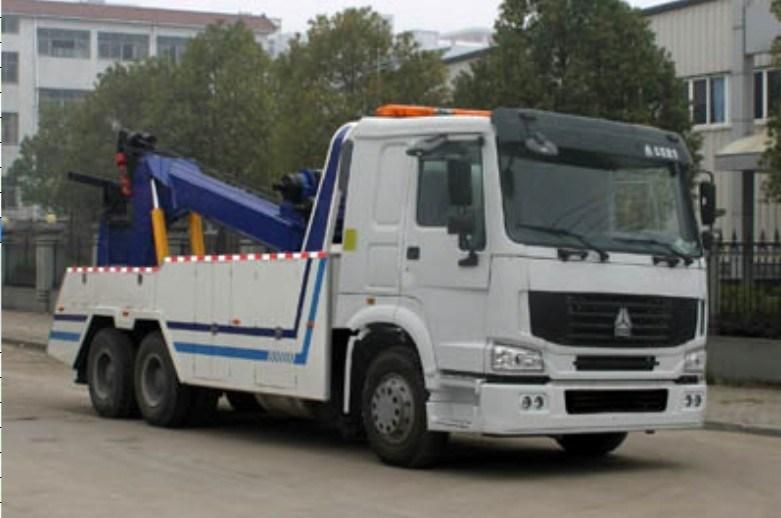 6X4 Heavy Duty Intergrated Tow Crane Wrecker Truck