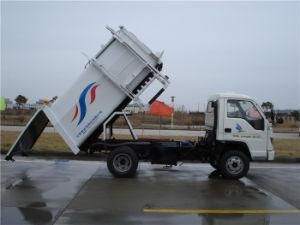 5cbm Isuzu Side Loading Garbage Truck with Waste Bin