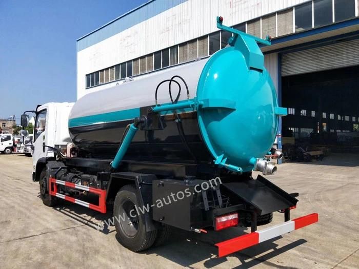 Dongfeng 8000 Liters Sewage Suction Truck 8m3 4X2 Cleaning Truck