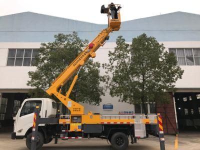 2019 New 4X2 10-20m Aerial Telescopic Working High Platform Truck