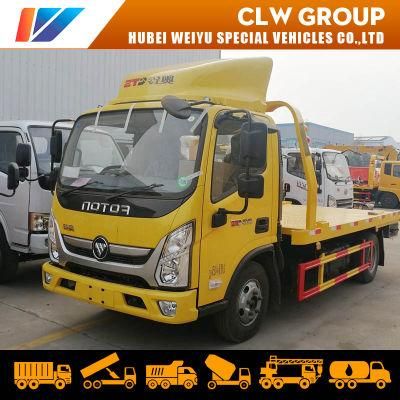 Factory New 4X2 Foton 3ton One Tow Two Road Recovery Towing Wrecker Tow Truck