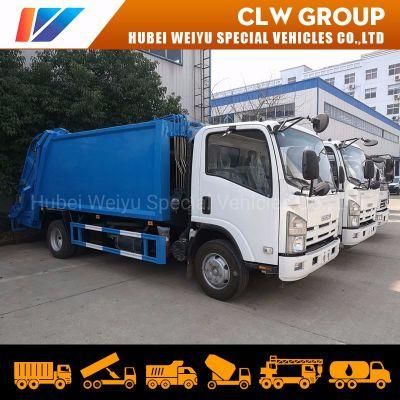 China Supplier 5cbm 7cbm 5tons 5t 5mt Isuzu Compactor Garbage Truck
