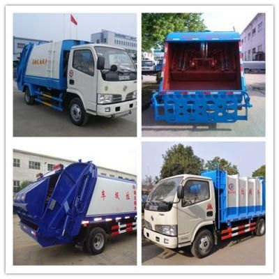 4X2 5m3 Waste Collector Compactor Garbage Truck