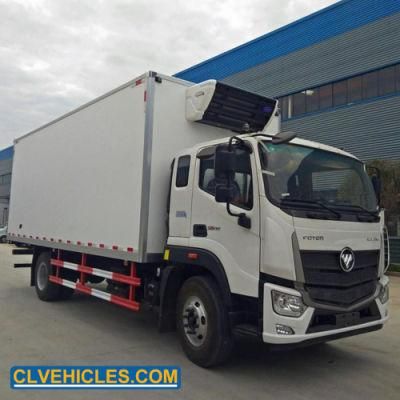 Foton 4X2 8ton Fruit Vegetable Cooling Box Refrigerated Van Truck