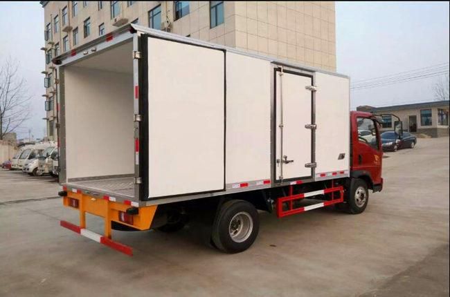 Sinotruk 4X2 Refrigerator Food Mobile Refrigerator Cooling Van Truck