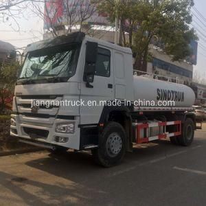 HOWO 15cbm Water Tanker Truck for Sale