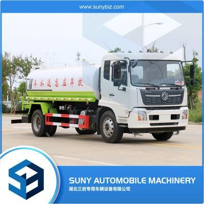 Dongfeng 10000L 10tons Stainless Steel Water Tank Truck for Drinking Water