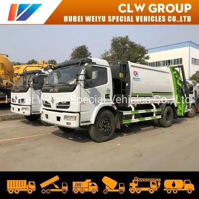 5tons 8m3 Waste Refuse Compactor Truck with Swing Arm Garbage Container
